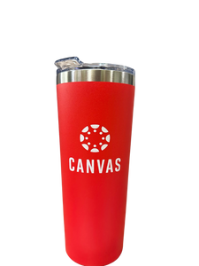Insulated Canvas 28 oz. Tumbler - Red