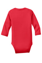 Load image into Gallery viewer, Infant Short Sleeve Baby Rib Bodysuit - RED
